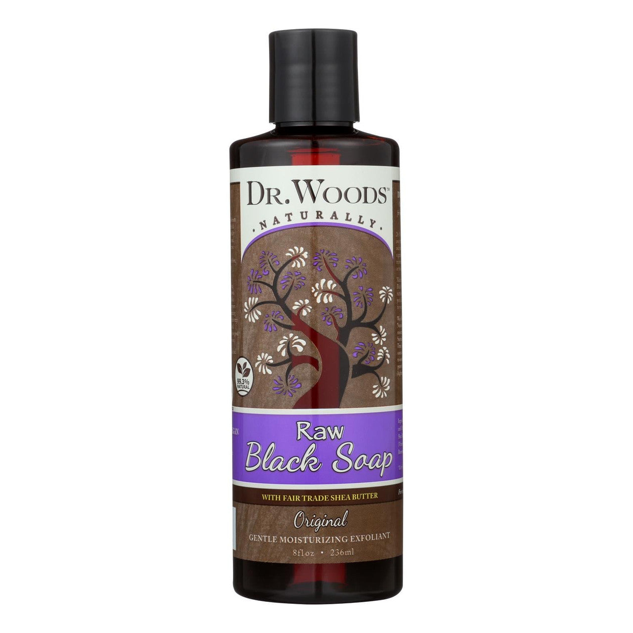 Dr.Woods Shea Vision Pure Black Soap With Organic Shea Butter - 8 Oz